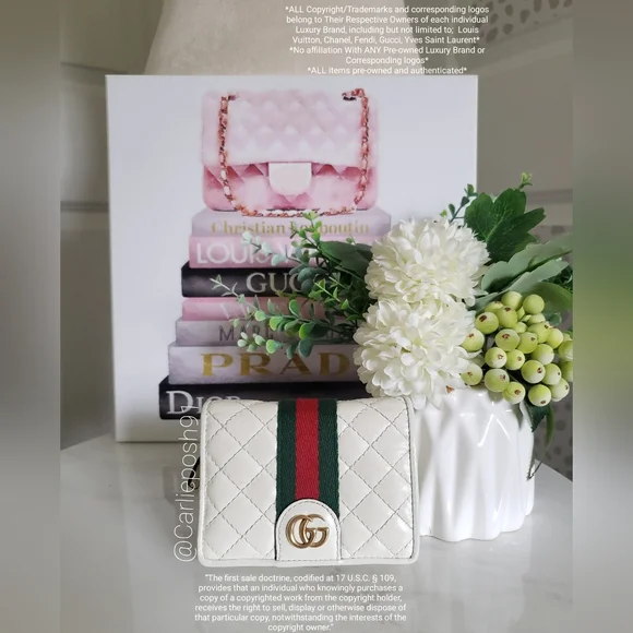 Authentic Pre-owned Gucci Quilted Trapuntata Compact Wallet - Picture 2 of 14